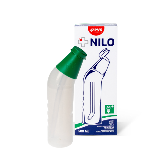 NILO flacone lavaocchi ml.500 vuoto