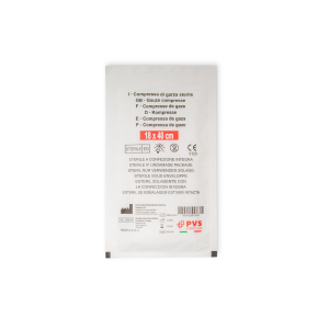Busta compressa garza sterile cm.10x10 8 strati