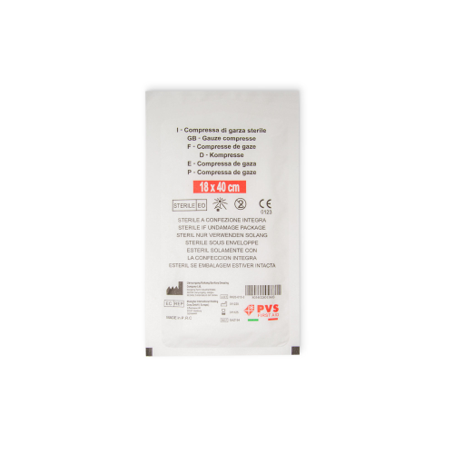 Busta compressa garza sterile cm.10x10 8 strati