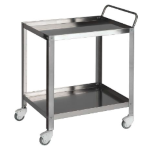 CARRELLO PORTAFERRI INOX cm.60x40x80