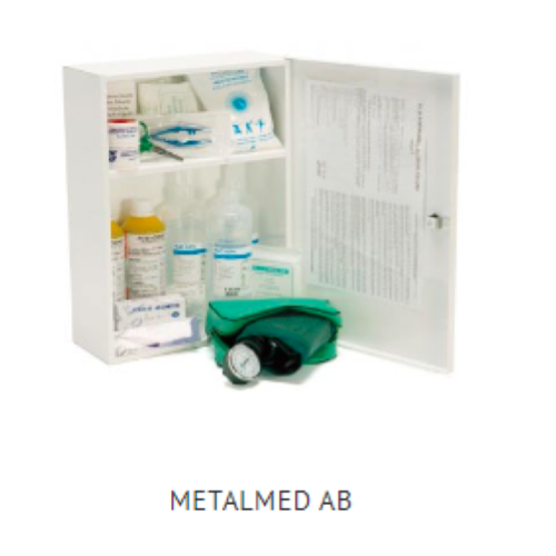 ARMADIETTO IN METALLO METALMED cat. A-B  all. 1 BASE OLTRE 2 DIPENDENTI ART 5600