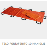 TELO PORTAFERITO 10 MANIGLIE CM 190X53 PORTATA 150 KG YXH-4 E  YELLOW