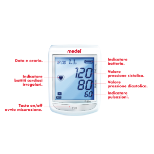 MISURATORE DI PRESSIONE AUTOMATICO MEDEL ELITE 95123 C/SISTEMA T3